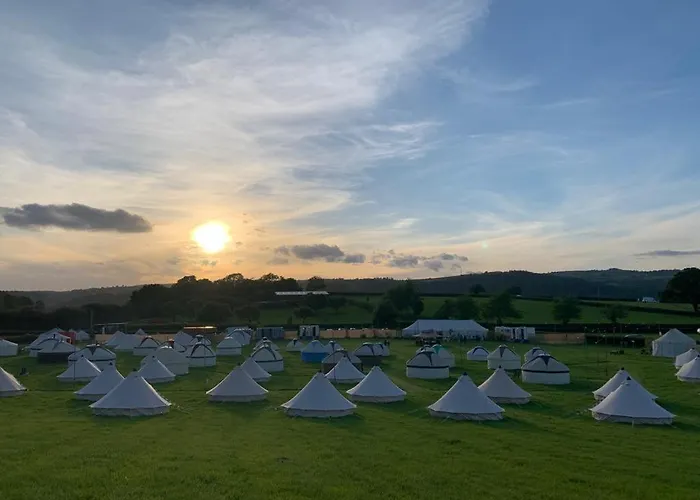 Fred\'S Yurts At Hay Festival