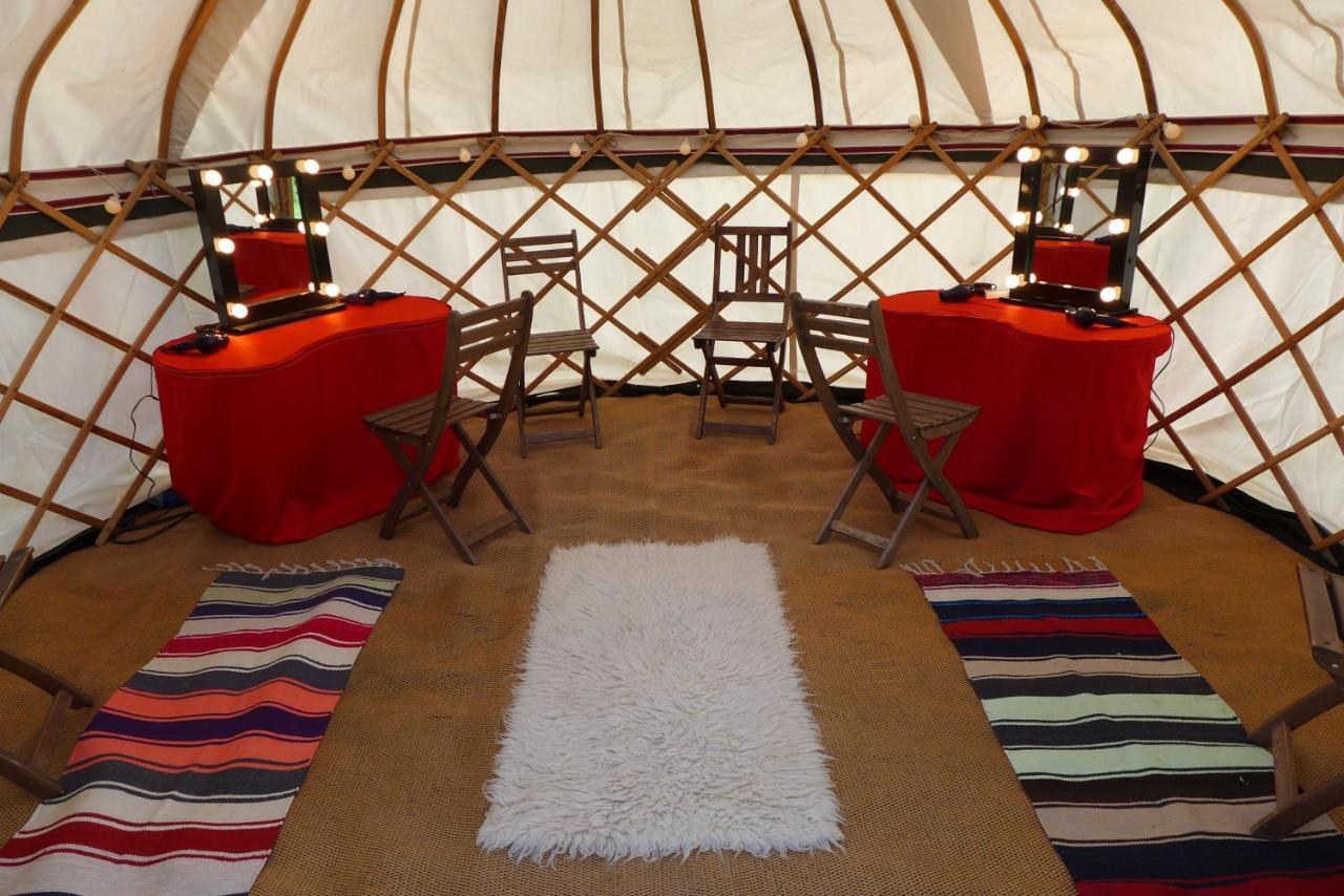 Luxury tent Fred's Yurts At Hay Festival Hay-On-Wye