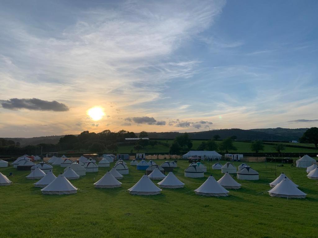 Luxury tent Fred's Yurts At Hay Festival *