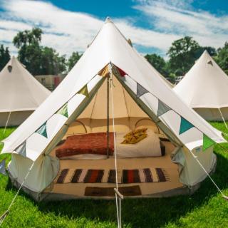 Fred's Yurts At Hay Festival *