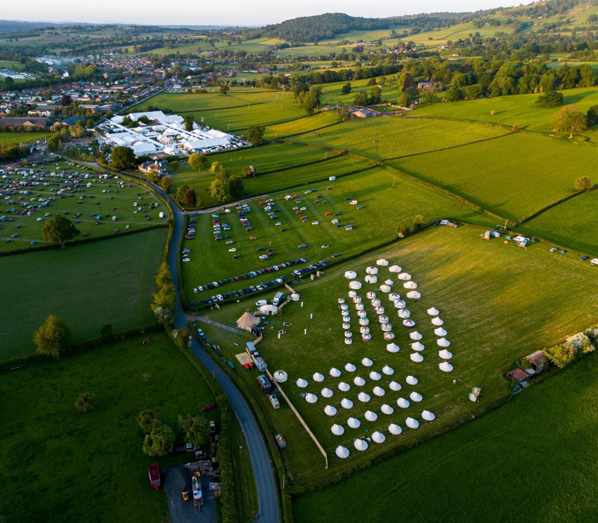 Fred's Yurts At Hay Festival *